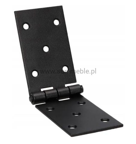 ZAWIAS CZARNY MAT - ( 2szt)